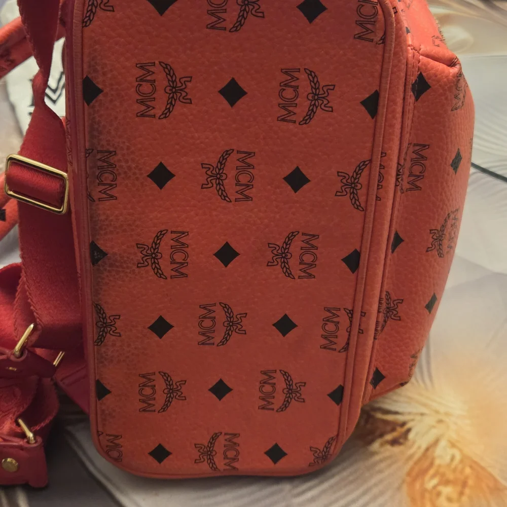 MCM Red Backpack - Picture 4 of 10